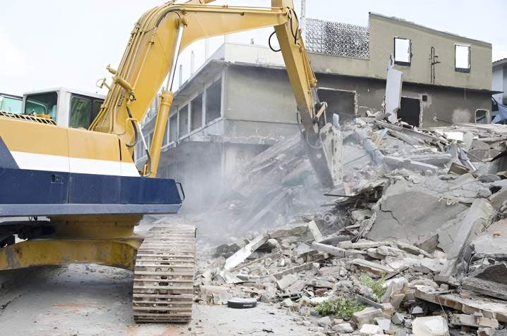 Destruction sécurisée de bâtiments et évacuation des gravats